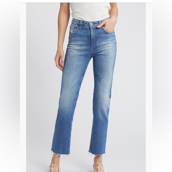 Ag Adriano Goldschmied Denim - AG AG-ED Saige Denim straight leg crop
